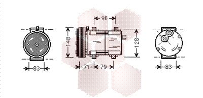Compressor, airconditioning