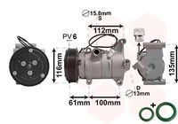 Compressor, airconditioning