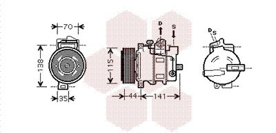 Compressor, airconditioning
