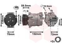 Compressor, airconditioning