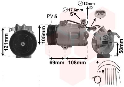 Compressor, airconditioning