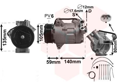 Compressor, airconditioning