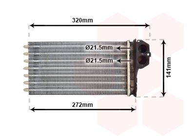Kachelradiateur, interieurverwarming