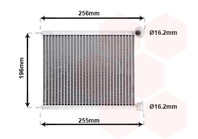 Kachelradiateur, interieurverwarming