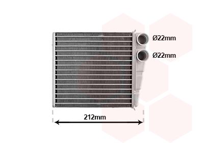 Kachelradiateur, interieurverwarming