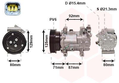 Compressor, airconditioning