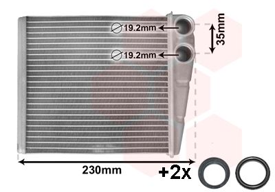 Kachelradiateur, interieurverwarming