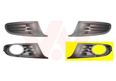 Ventilatiegrille, bumper