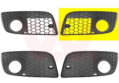 Ventilatiegrille, bumper