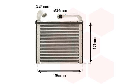 Kachelradiateur, interieurverwarming