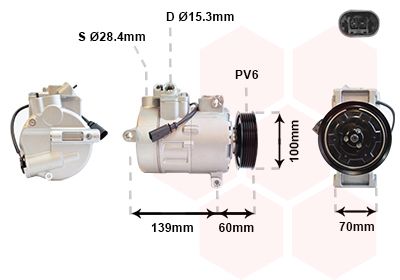 Compressor, airconditioning
