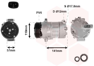 Compressor, airconditioning