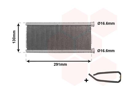Kachelradiateur, interieurverwarming