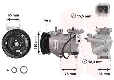 Compressor, airconditioning