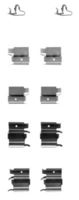 Accessoireset, schijfremblok