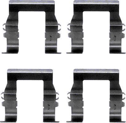 Accessoireset, schijfremblok