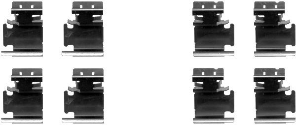 Accessoireset, schijfremblok