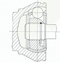 Homokineet reparatie set, aandrijfas
