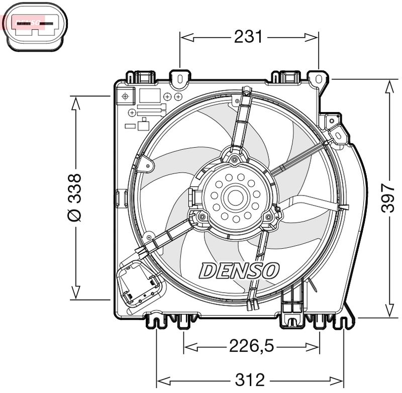 Koelventilatorwiel
