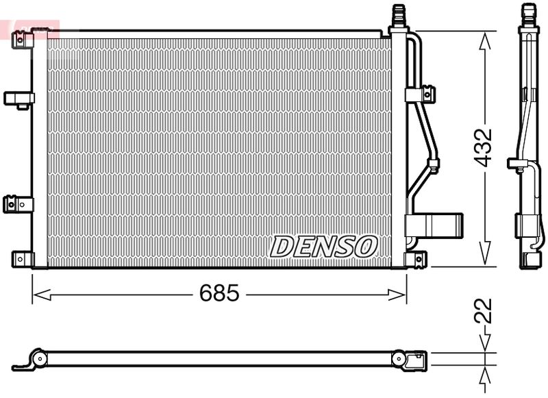 Condensor, airconditioning