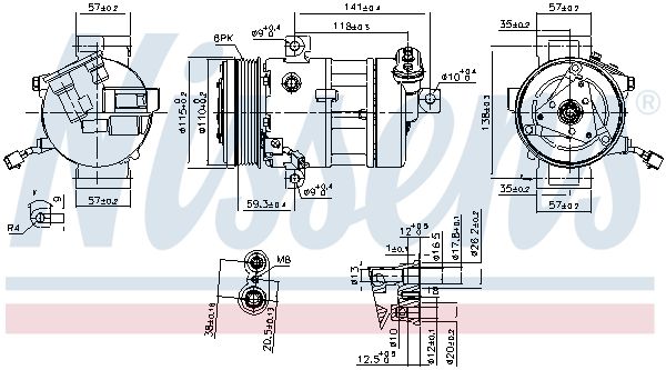 Compressor, airconditioning
