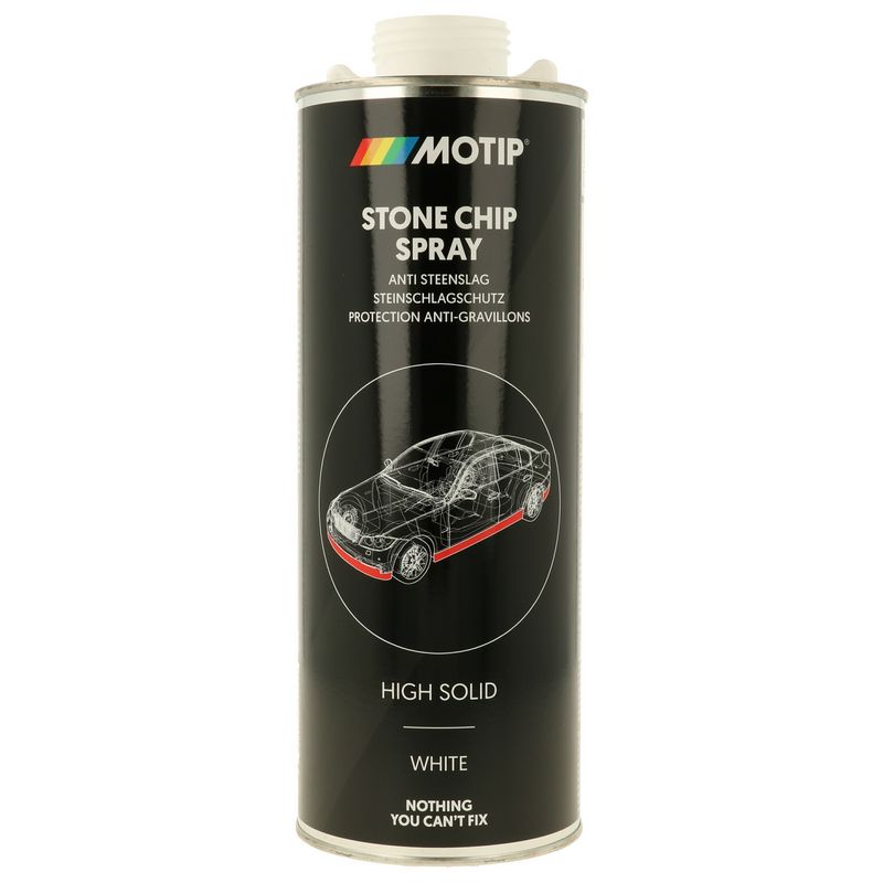 MOTIP UNDERCOATING ANTI STEENSLAG WIT 1000ML (1ST)