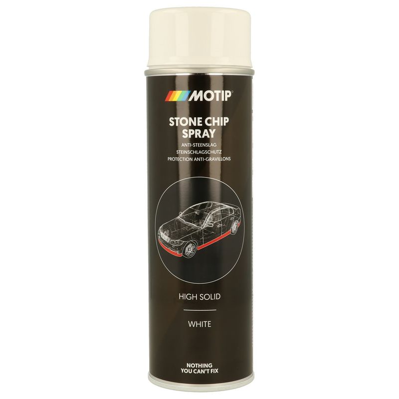 MOTIP UNDERCOATING ANTI STEENSLAG WIT 500ML (1ST)