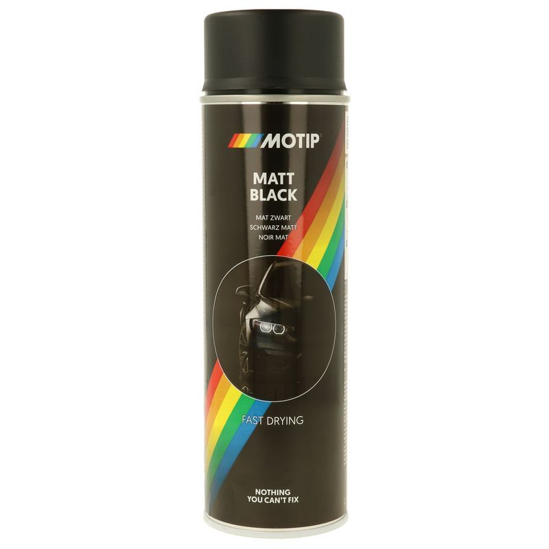 MOTIP RALLYE ZWART MAT 500ML (1ST)