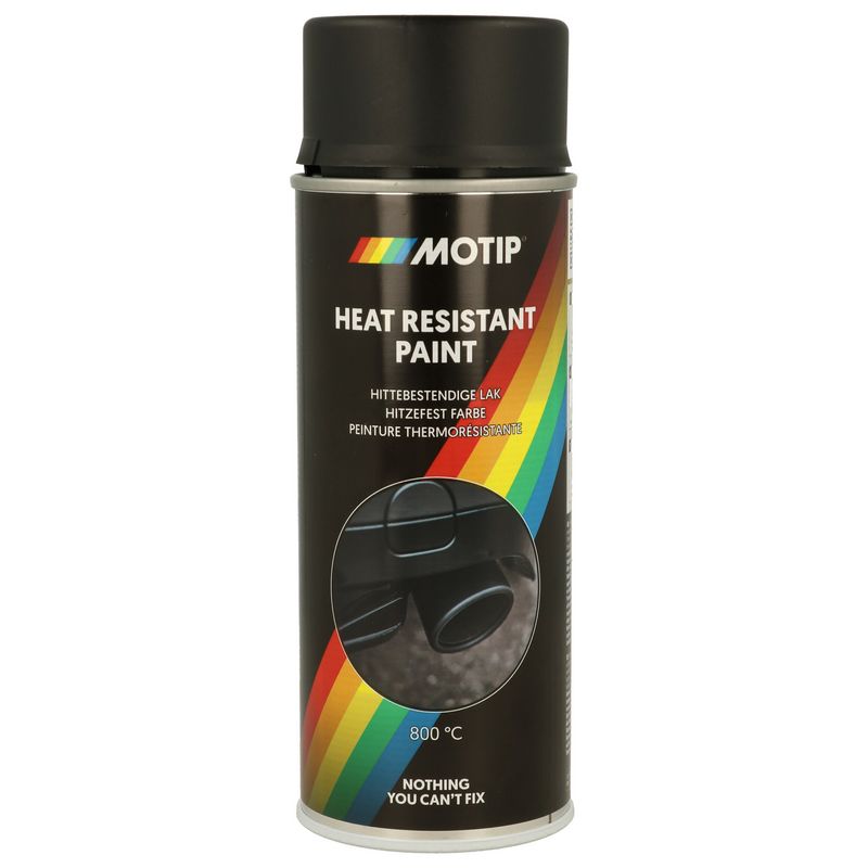 MOTIP HITTEBESTENDIGE LAK ZWART 800°C 400ML (1ST)