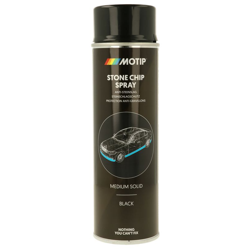 MOTIP UNDERCOATING ANTI STEENSLAG ZWA 500ML (1ST)