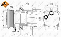 Compressor, airconditioning