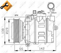 Compressor, airconditioning
