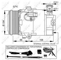 Compressor, airconditioning