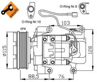 Compressor, airconditioning