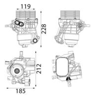 Oliekoeler, motorolie