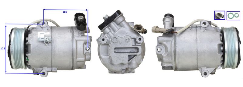 Compressor, airconditioning