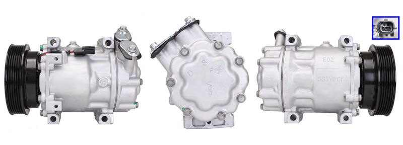 Compressor, airconditioning